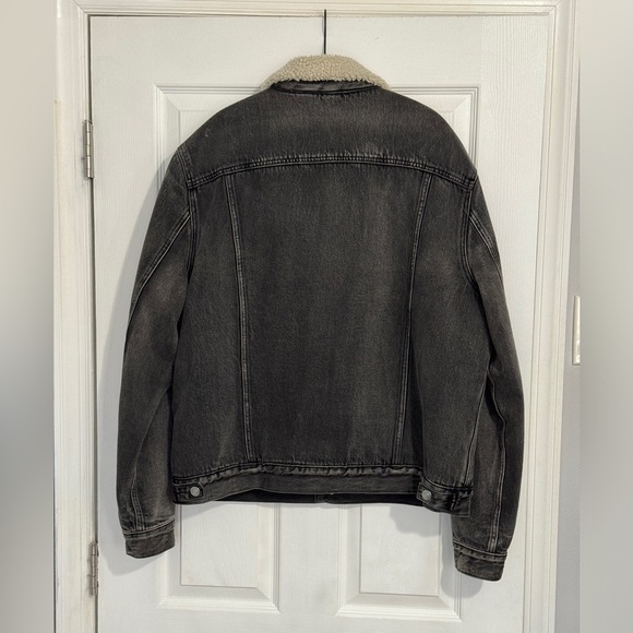 Allsaints Fern Denim Jacket - Black - Size Xl - Picture 2 of 7